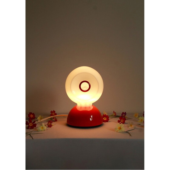 Image 1 of Vintage Ranuncolo orange table lamp, Italy 1960s