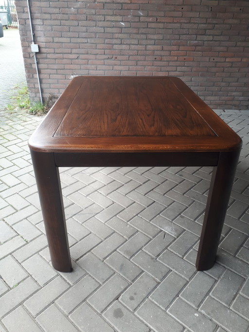 70's oak table dining table