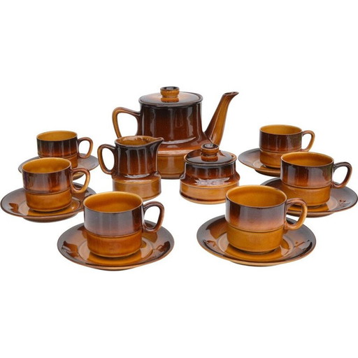 Set da caffè vintage in porcellana Ania di K. Kowalski per Zakłady Porcelitu Stolowego