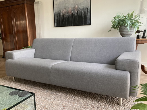 Cloak Sofa 3 Seater, Mouse Gray Upholstery