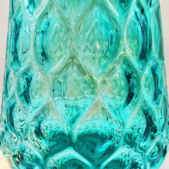 Image 1 of 1960S  Vase In Hand Blown Murano Glass. Made In Italy.