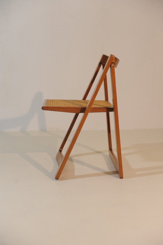 Image 1 of 4 sedie pieghevoli "Trieste" di Aldo Jacober &amp; D'Aniello per Bazzani, 1966, Italia