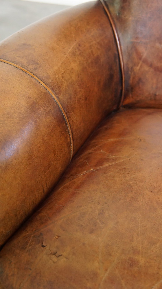 Image 1 of 2 X Sheep Leather Design Armchair