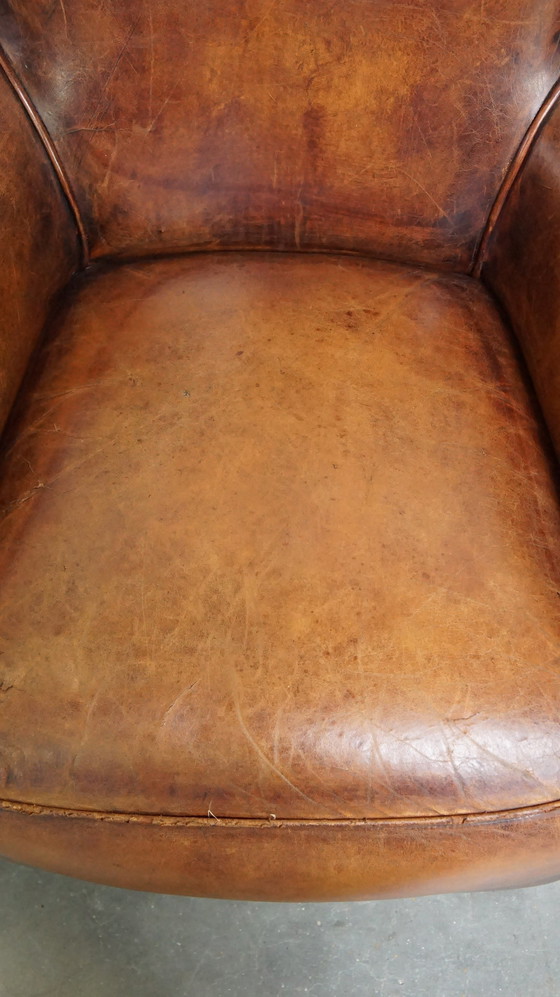 Image 1 of 2 X Sheep Leather Design Armchair