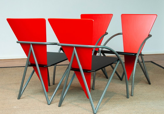 Image 1 of Postmodern dining room chairs by Klaus Wettergren