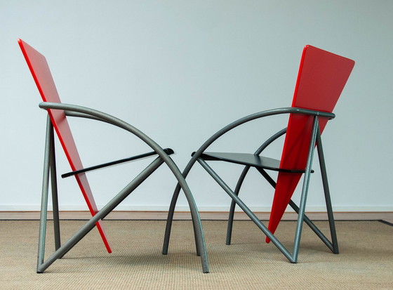 Image 1 of Postmodern dining room chairs by Klaus Wettergren