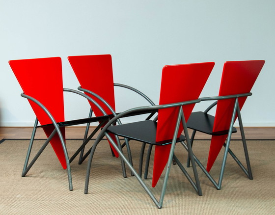 Image 1 of Postmodern dining room chairs by Klaus Wettergren