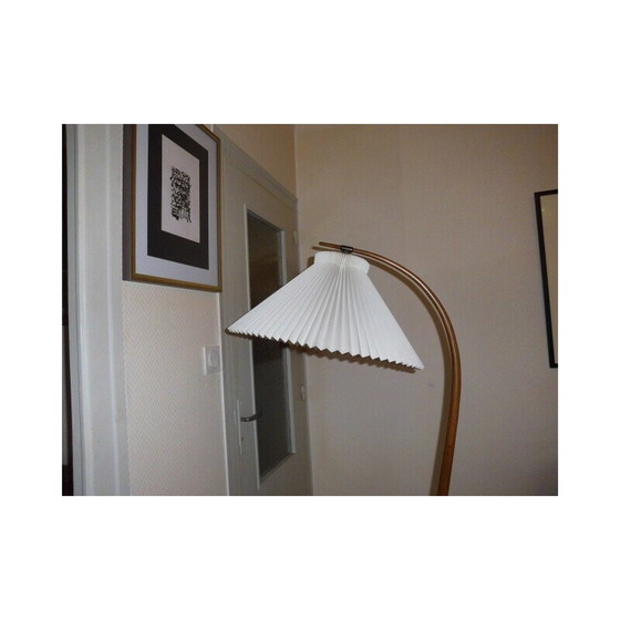 Image 1 of Lampada da terra Vintage Bridge in faggio di Severin Hansen per Haslev Furniture