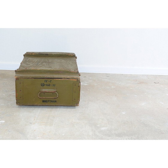 Image 1 of Cassa militare in legno d'epoca, Unione Sovietica 1980