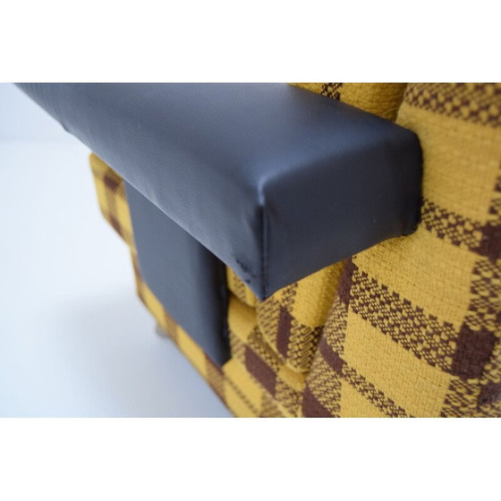 Image 1 of Vintage armchair with wheels 1970