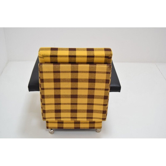 Image 1 of Vintage armchair with wheels 1970