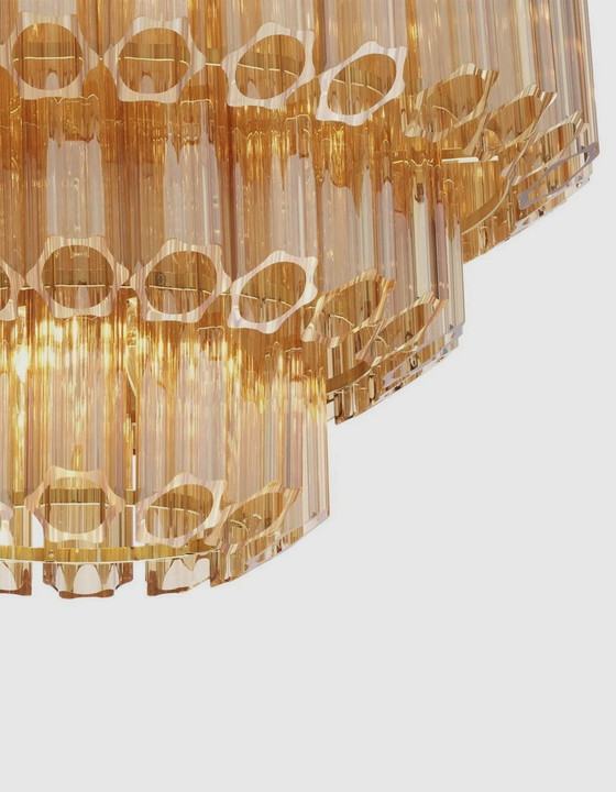 Image 1 of Eichholtz Vittoria S Chandelier Ø 66 Cm, Gold Glass