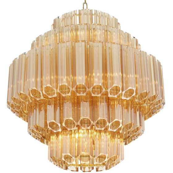 Image 1 of Eichholtz Vittoria S Chandelier Ø 66 Cm, Gold Glass