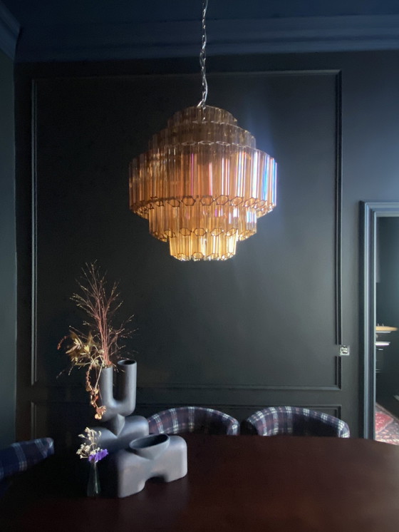 Image 1 of Eichholtz Vittoria S Chandelier Ø 66 Cm, Gold Glass