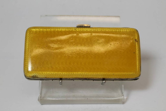 Image 1 of Etui à cigarettes en argent émaillé allemand