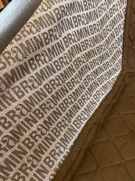 Image 1 of Vintage Danish Mid Century Leather Swivel Egg Chair By Bramin 1960,S