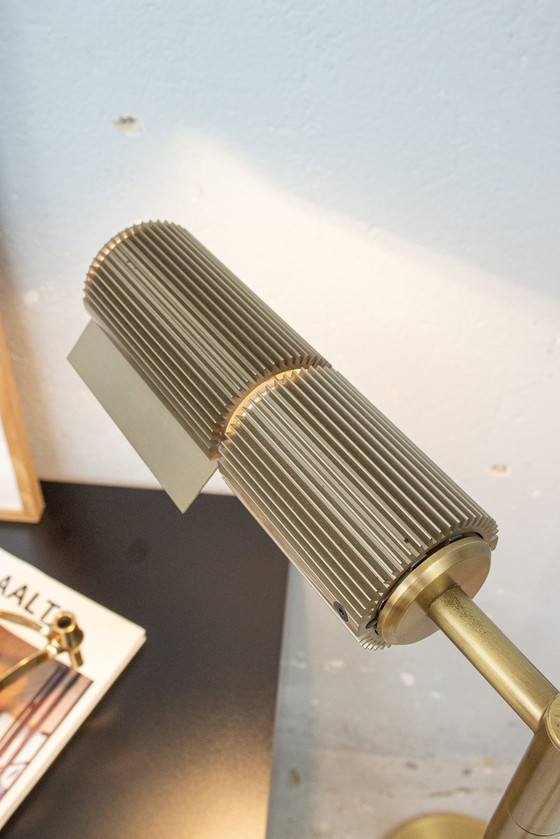 Image 1 of Swisslamps Haloprofil Frauenknecht Lampadaire Vintage en laiton