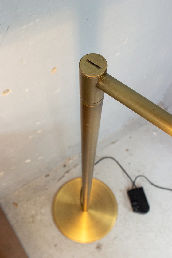 Image 1 of Swisslamps Haloprofil Frauenknecht Lampadaire Vintage en laiton