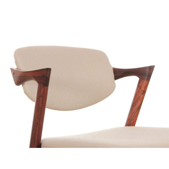 Image 1 of Set of 8 chairs in oak, model 42, Kai Kristiansen