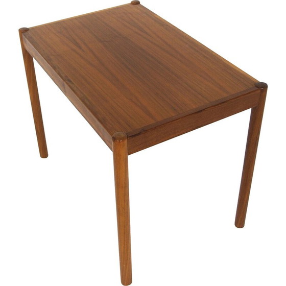 Image 1 of Scandinavian vintage walnut side table, Sweden 1960