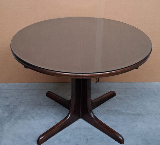 Dining Table Round Wood Extendable Oval Italian Brand Tonon