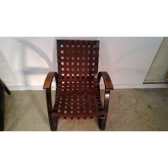 Image 1 of Set of 2 Beechwood Armchairs by Jan Vaněk - 1930s