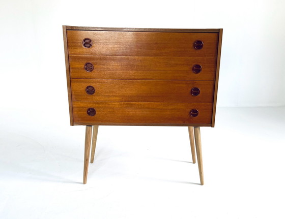 Image 1 of Teak chest of drawers