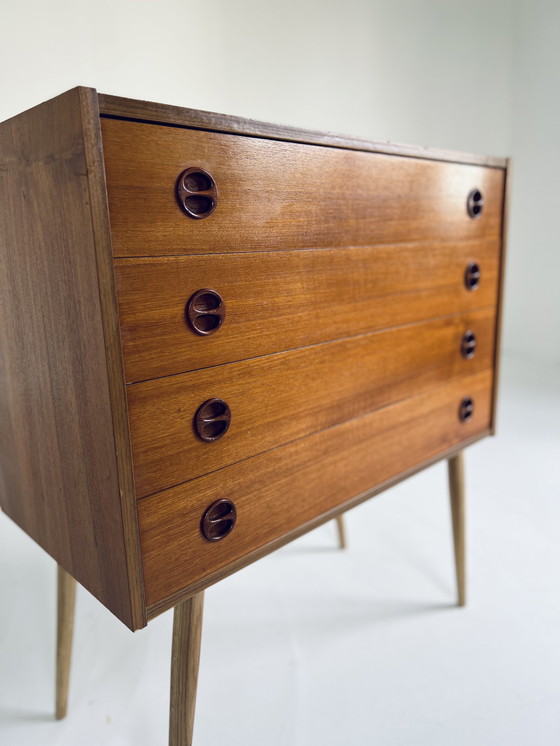 Image 1 of Teak chest of drawers