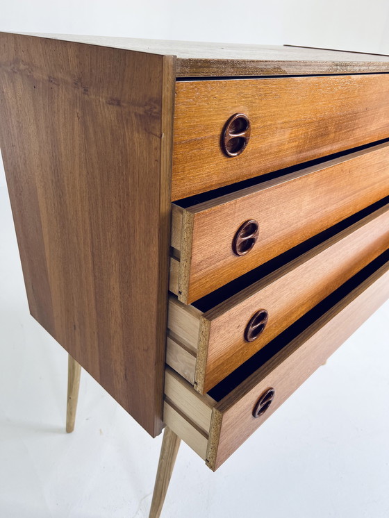 Image 1 of Teak chest of drawers