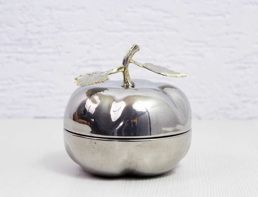 Bonbonniere, silver metal box 1950