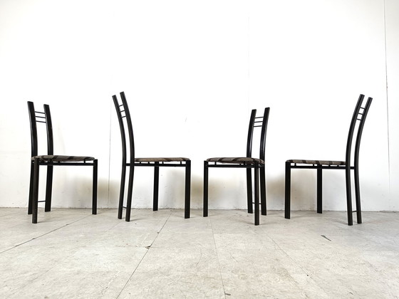 Image 1 of 4x Post modern dining chairs