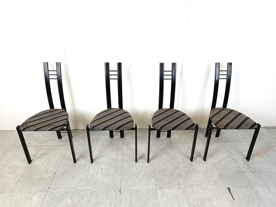 Image 1 of 4x Post modern dining chairs