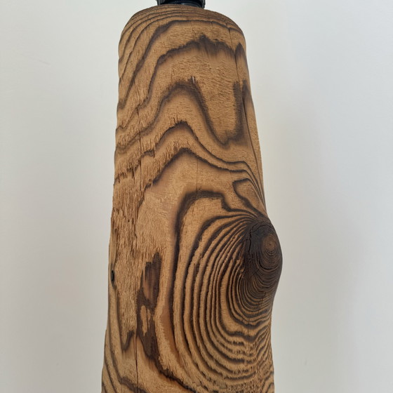 Image 1 of Brutalist tree trunk lamp base