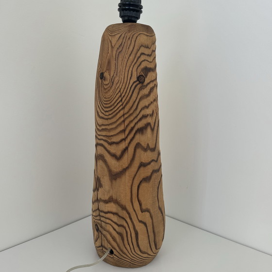 Image 1 of Brutalist tree trunk lamp base