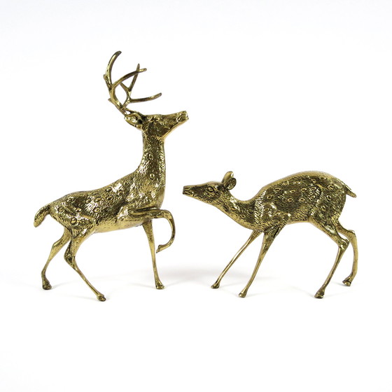 Image 1 of Set di 2 cervi vintage