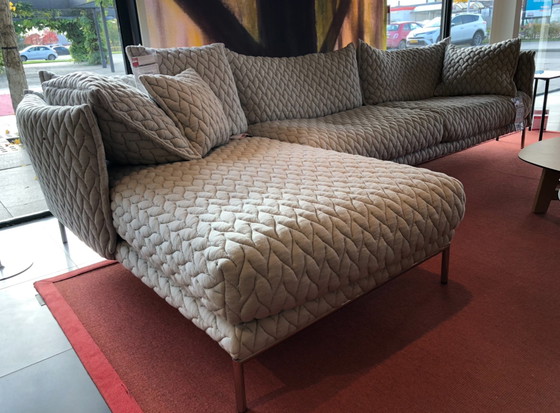 Image 1 of Moroso Gentry corner sofa 160x300cm in fabric "People" light gray