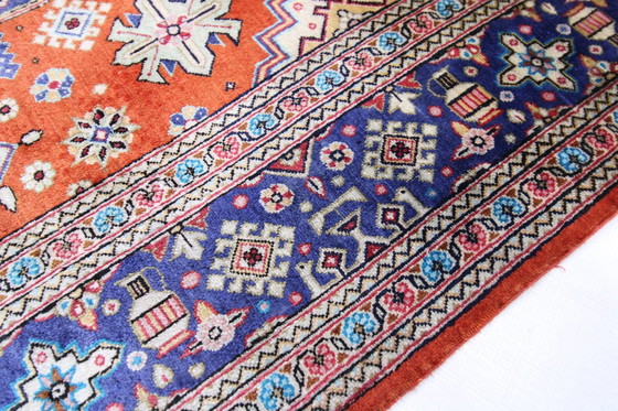 Image 1 of Original Persian carpet Qom/Ghom Pure silk 123 X 80 Cm Top condition