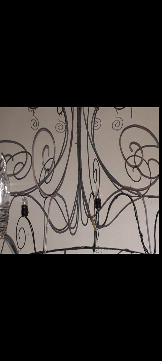 Image 1 of Marko Monumental Iron Chandelier