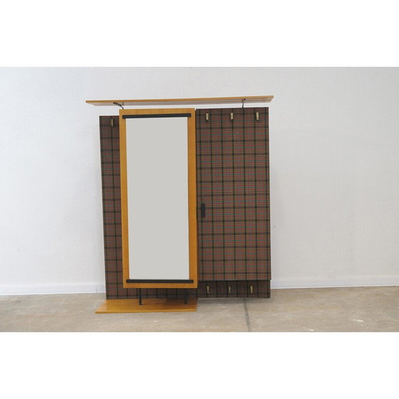 Image 1 of Vintage multi-purpose coat stand in ash wood and metal by AGP - Holz, Germany, 1960