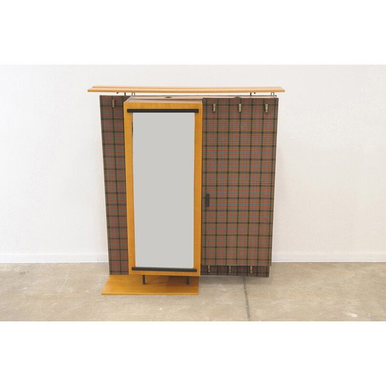 Image 1 of Vintage multi-purpose coat stand in ash wood and metal by AGP - Holz, Germany, 1960