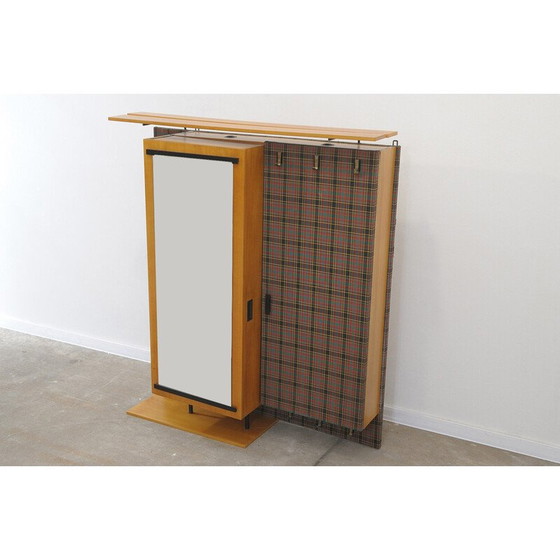 Image 1 of Vintage multi-purpose coat stand in ash wood and metal by AGP - Holz, Germany, 1960