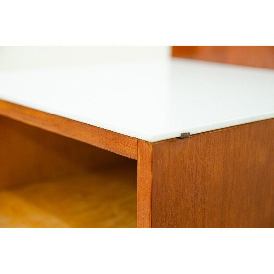 Image 1 of Vintage mahogany and beech wood nightstand by Mojmír Požár for Up Závody, Czechoslovakia 1960