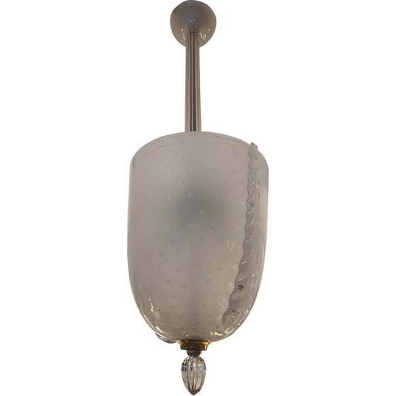 Image 1 of Vintage Murano glass pendant lamp by Barovier and Toso, 1940