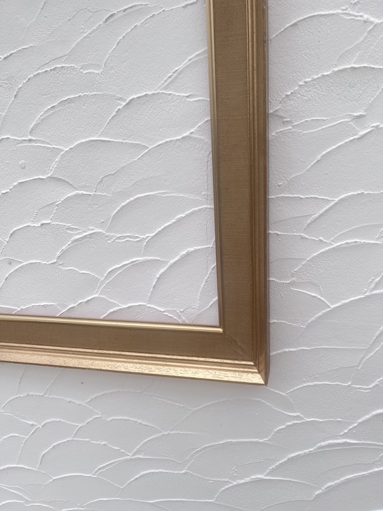 Image 1 of Cornice in legno color oro chiaro