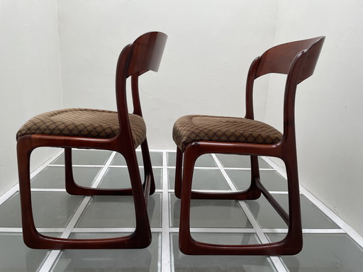 Pair Of Baumann Sled Chairs