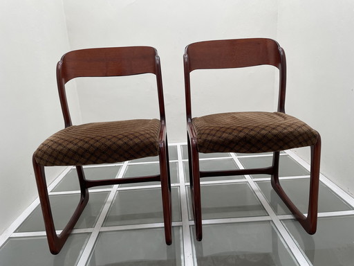 Pair Of Baumann Sled Chairs