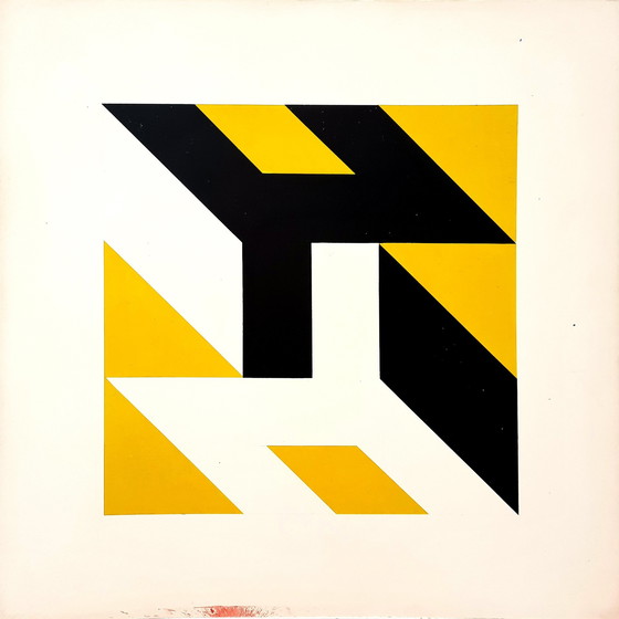 Image 1 of Composition 7 [Unicum] - Artist: Georg Ruyter - 1969