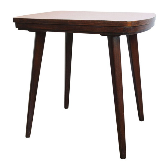 Image 1 of Vintage side table with adjustable formica top, Czechoslovakia 1960