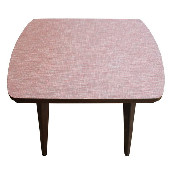 Image 1 of Vintage side table with adjustable formica top, Czechoslovakia 1960