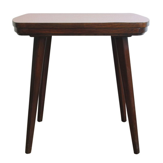 Image 1 of Vintage side table with adjustable formica top, Czechoslovakia 1960